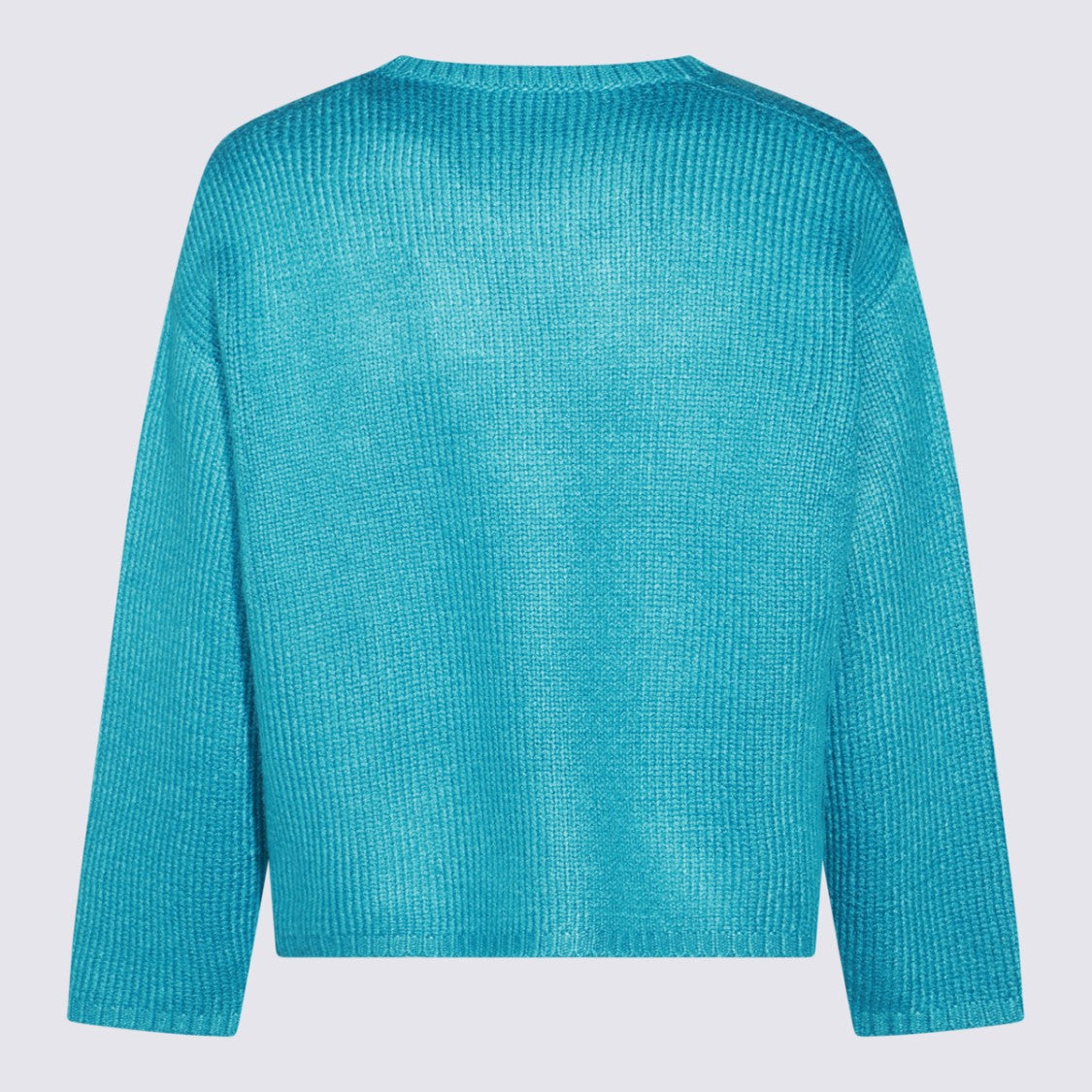 Valentino Textured Knit Sweater With Ribbed Hem And Cuffs