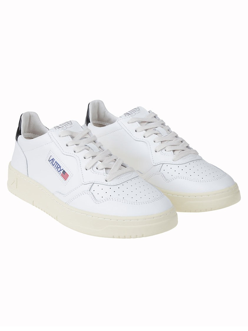 Autry Medalist Low Perforated Leather Sneakers