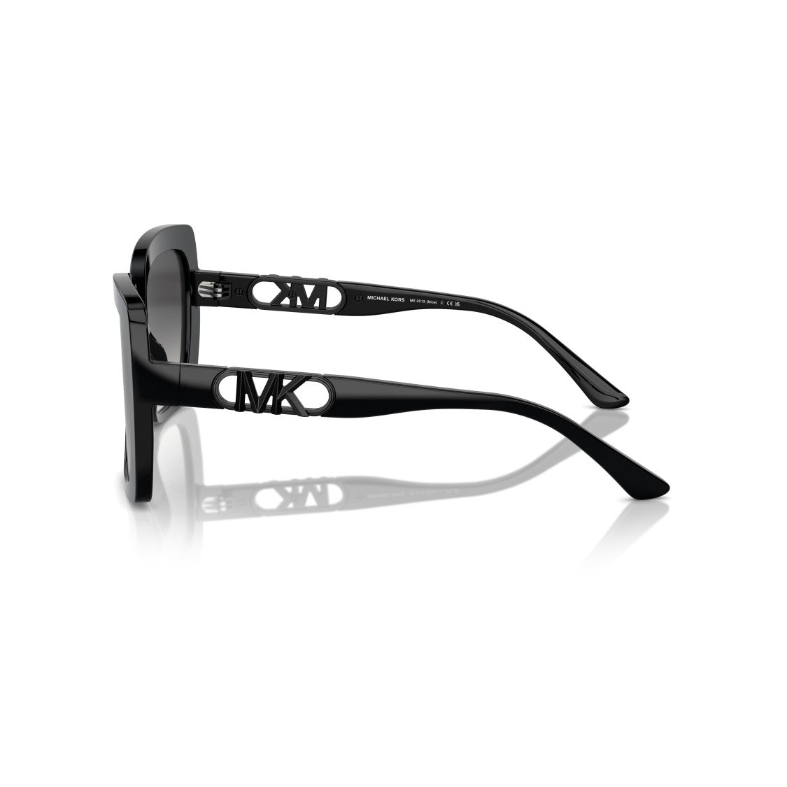 Michael Kors 0Mk2213 Oversized Square Frame Sunglasses With Cut-Out Logo Detail