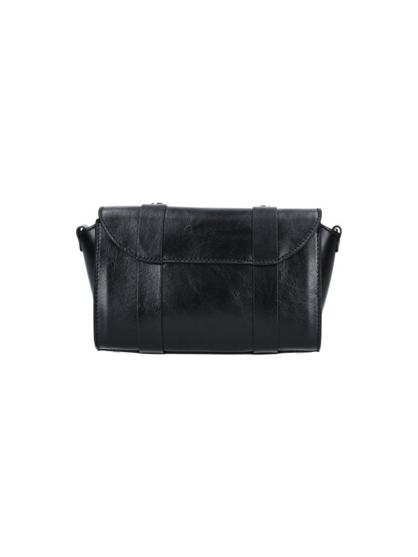 Vivienne Westwood Black Kimmy Calf Leather Shoulder Bag