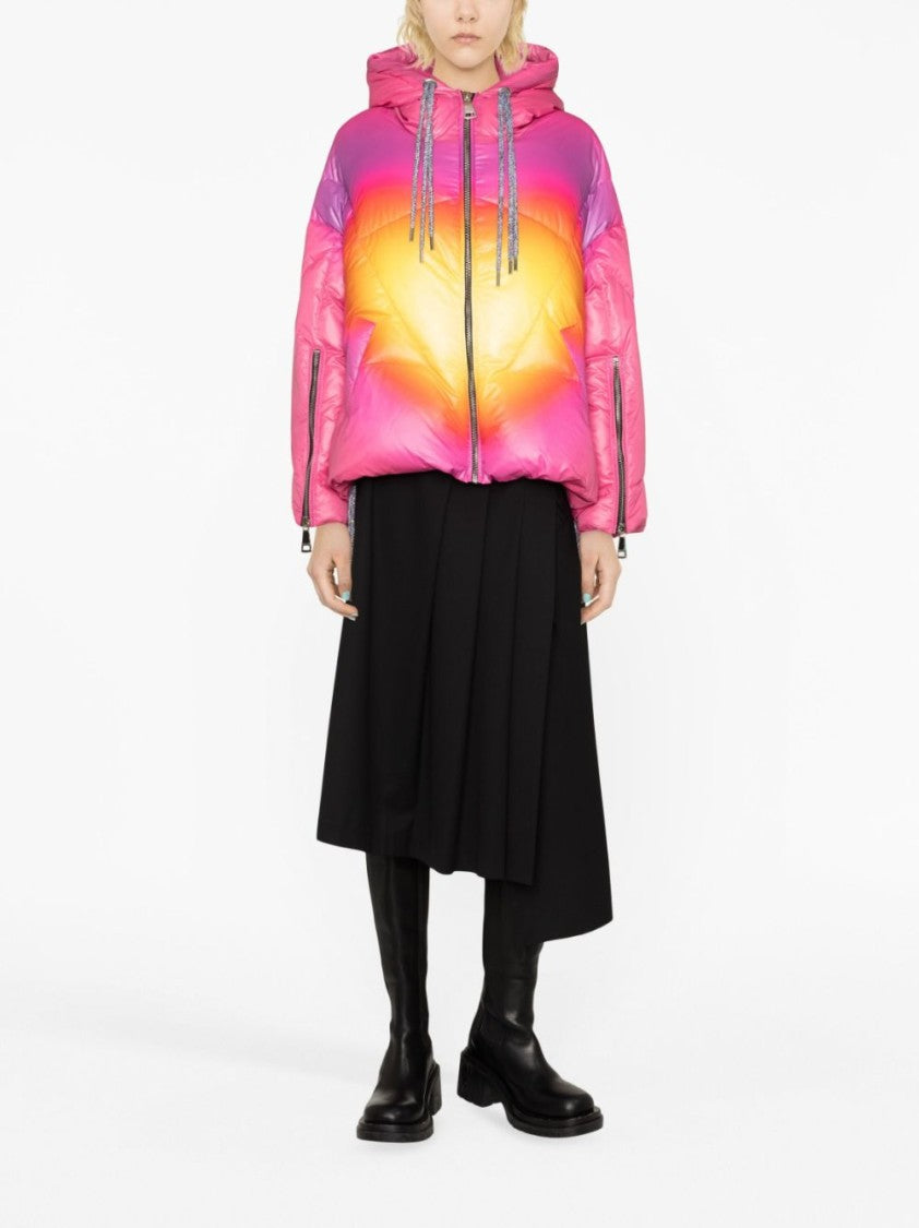 Khrisjoy Gradient Hooded Puffer Jacket