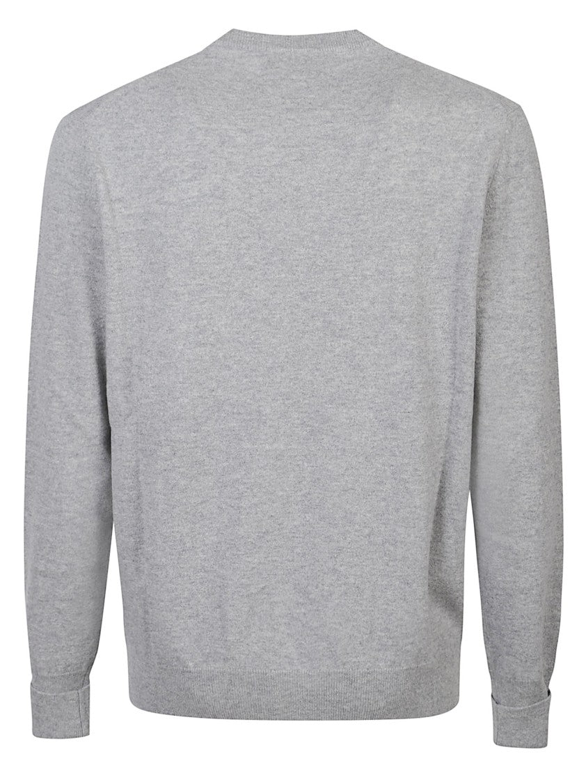 Ballantyne Plain Stitch Cashmere Crew Neck Sweater