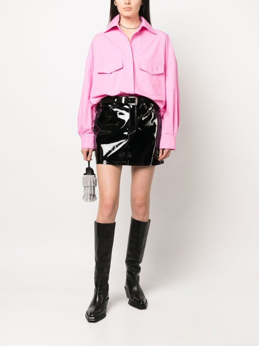 The Attico Bubblegum Pink Cotton Overshirt