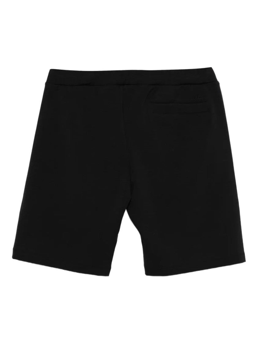 Paul & Shark Black Drawstring Cotton-Blend Bermuda Shorts