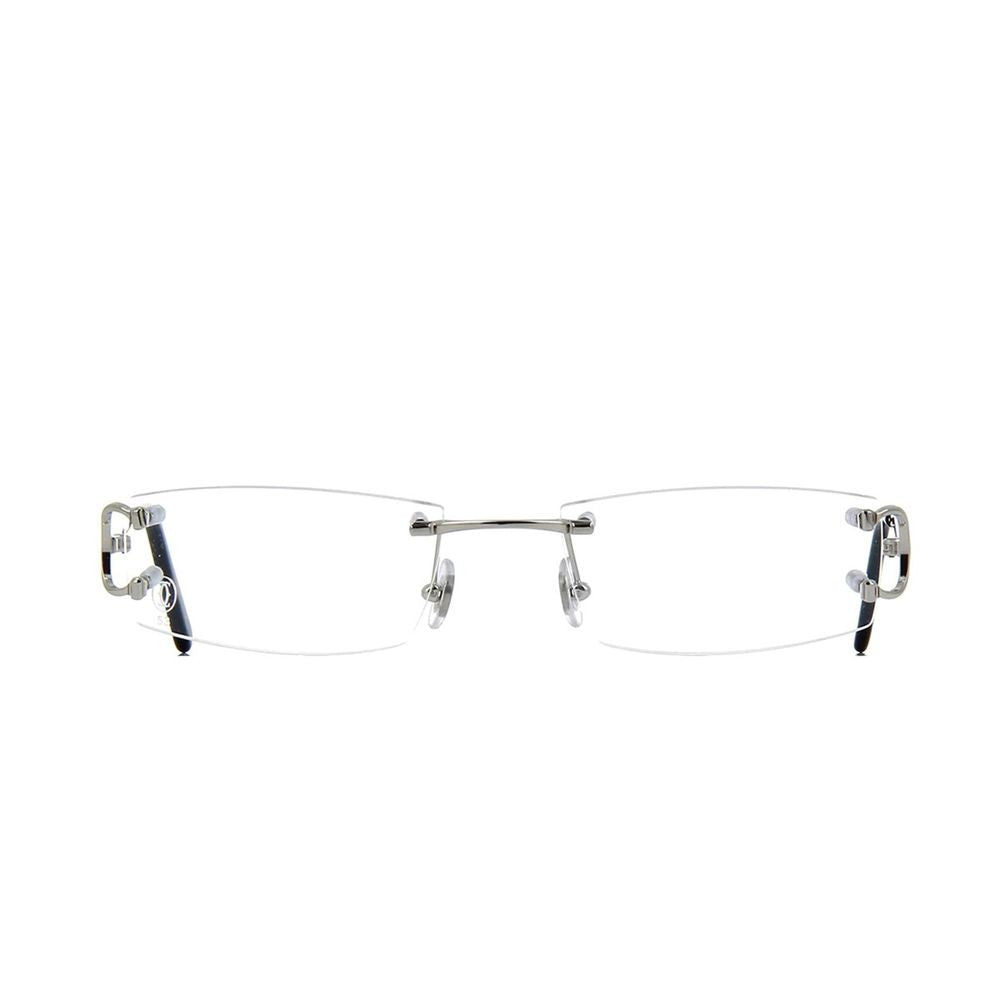 Cartier Ct0092o Decor C De Rimless Rectangular Eyeglasses