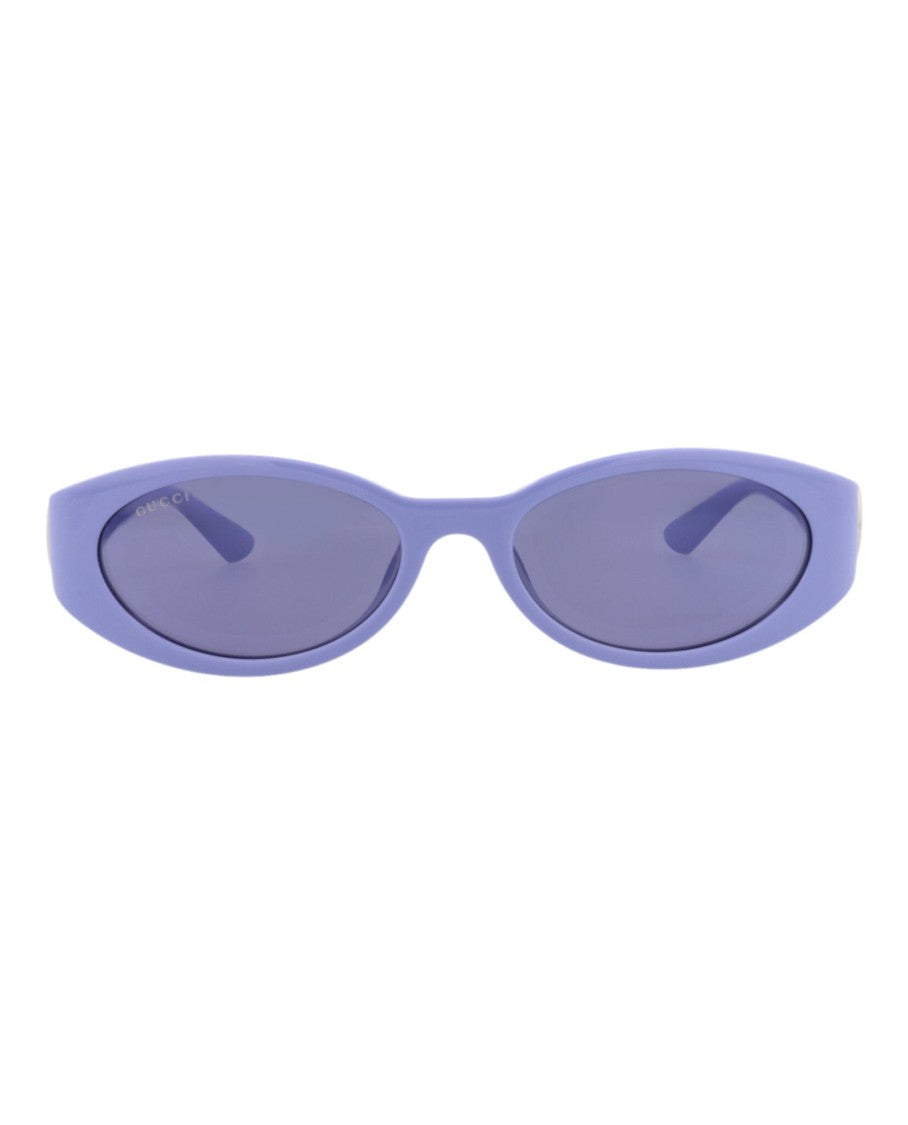 Gucci Round-Frame Injection Sunglasses