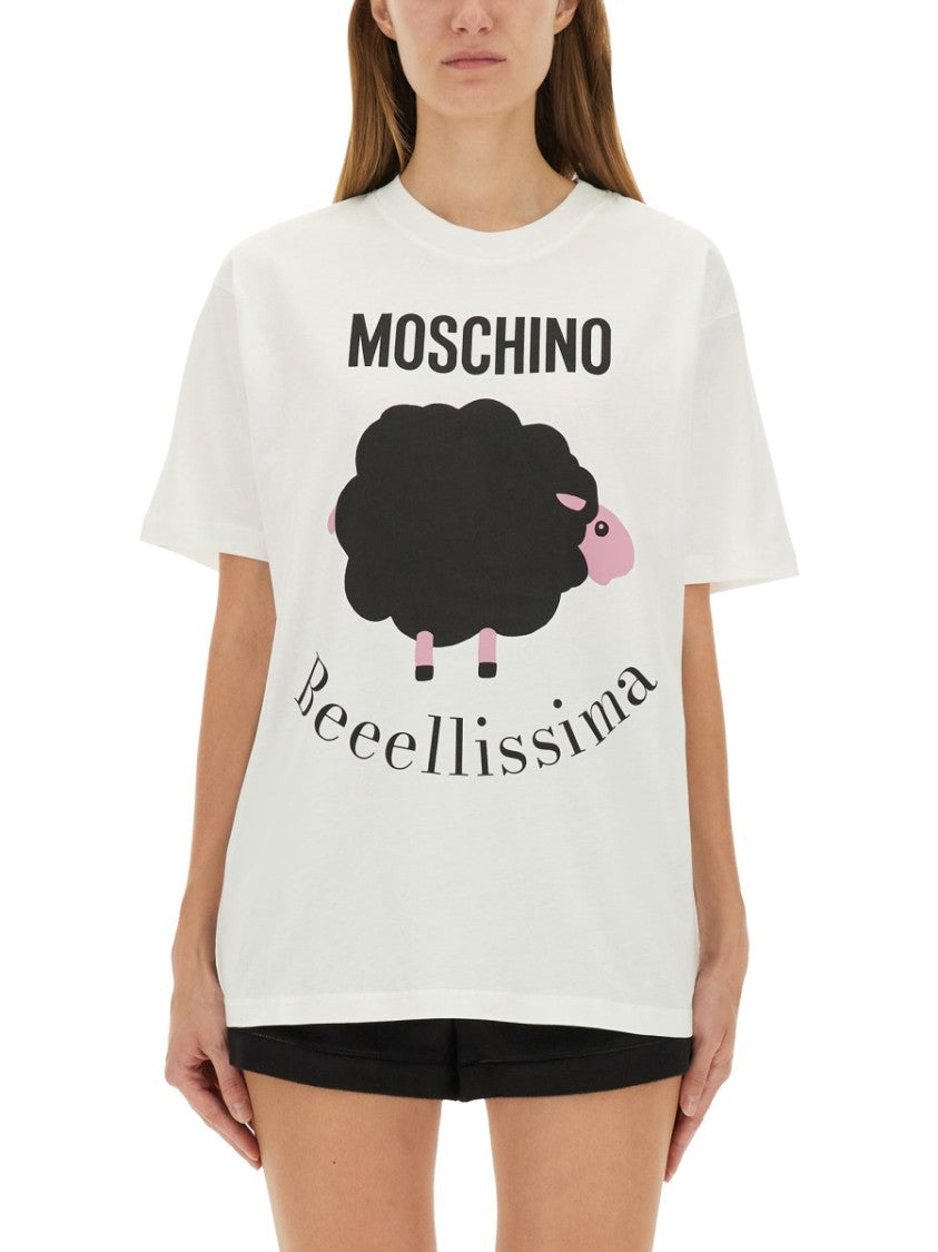 Moschino Relaxed-Fit Graphic Print T-Shirt