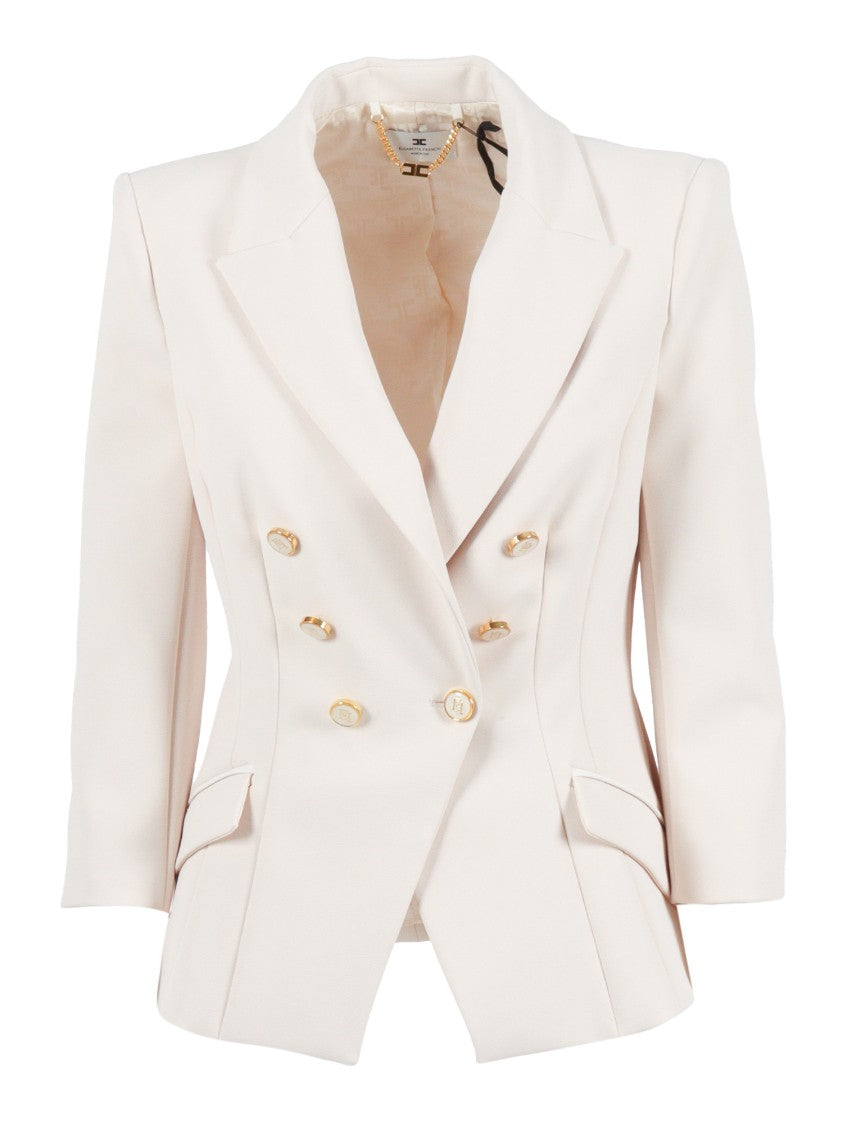 Elisabetta Franchi Tailored Blazer With Double-Breasted Design