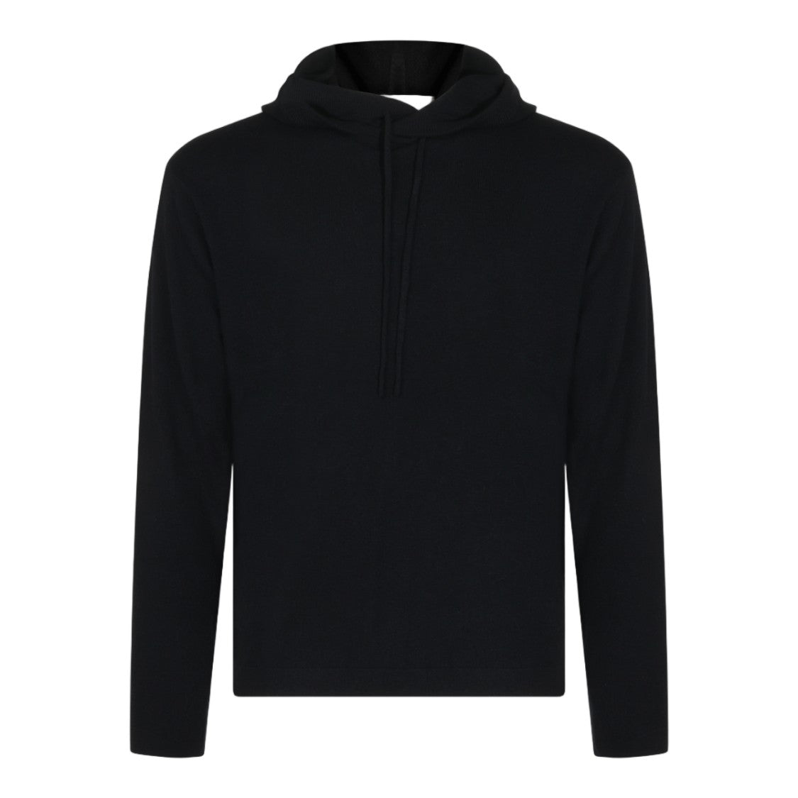 Lisa Yang Minimalist Black Streamlined Hoodie