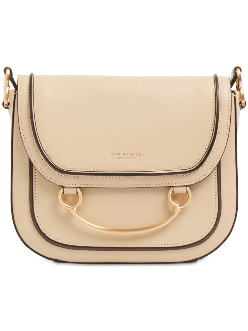 The Bridge Crossbody Structured Smooth Leather Satchel
