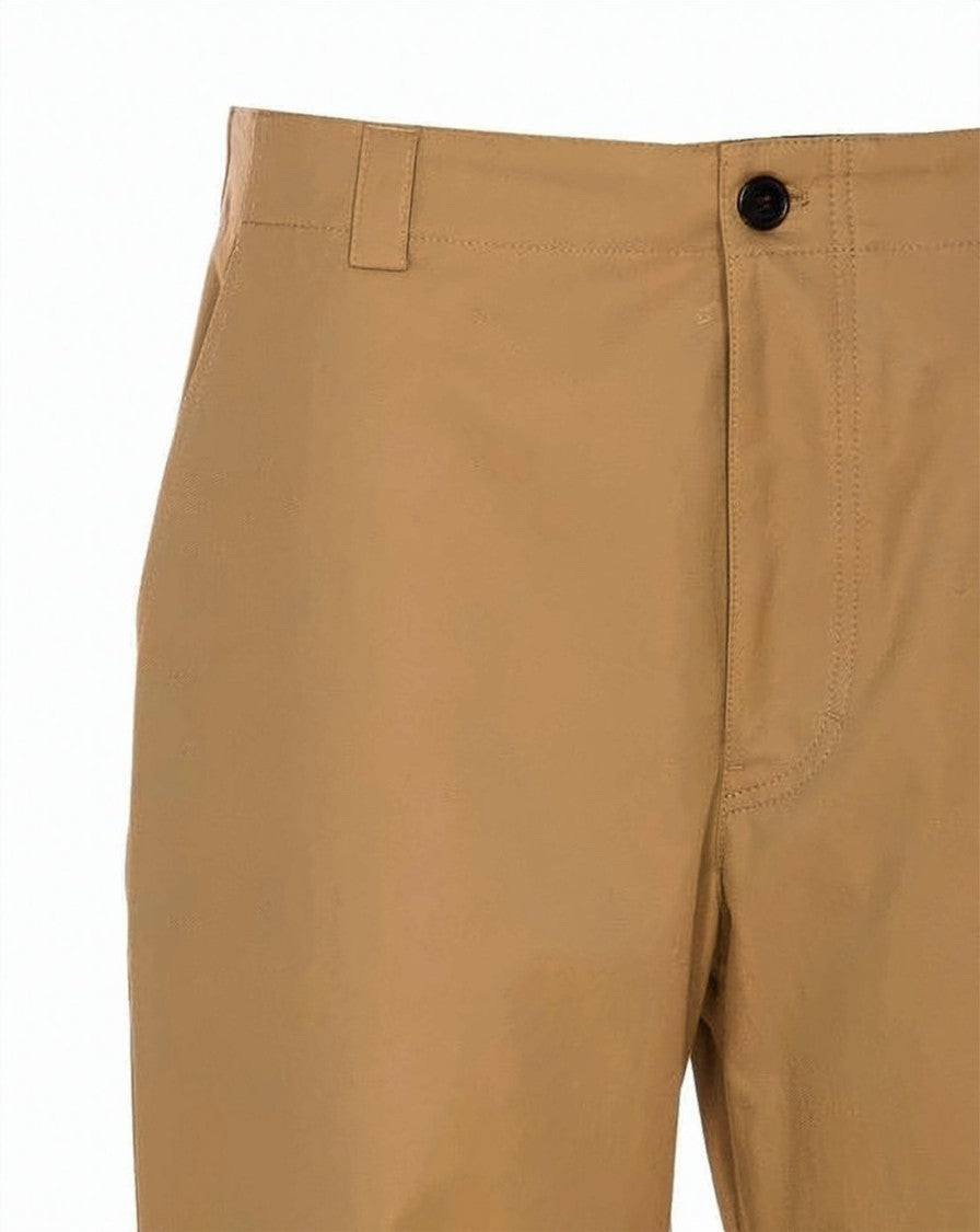 Gucci Straight Pants With Mid-Rise Waist And Green-Red Stripe