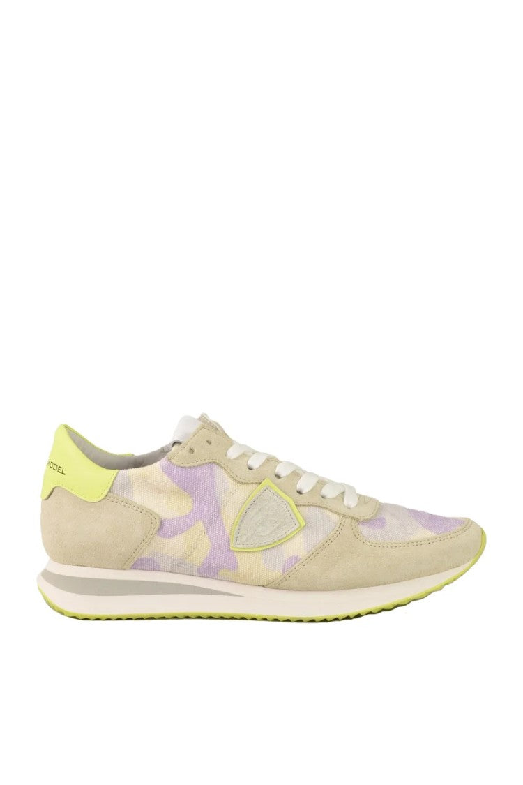 Philippe Model Women's Sneakers - Beige/Purple