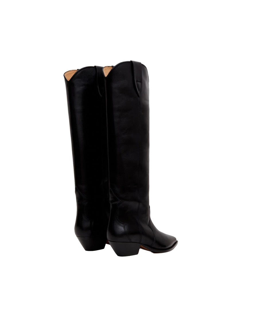 Isabel Marant Black Denvee Leather Boots