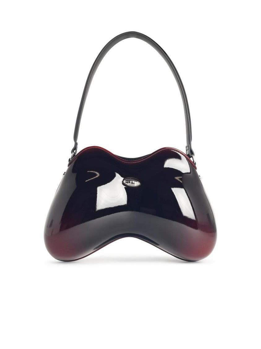 Diesel 'Double-D' Burgundy Polished Pu Bag