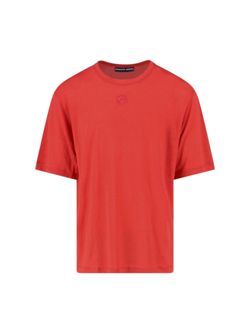 Marine Serre 2-Piece T-Shirt & Tank Top Set – Grey/Red/Black