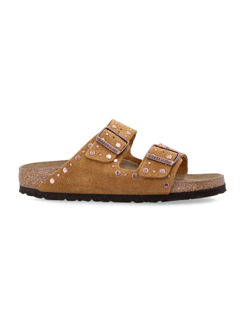Birkenstock Arizona Rivet Suede Adjust Buckle Sandals