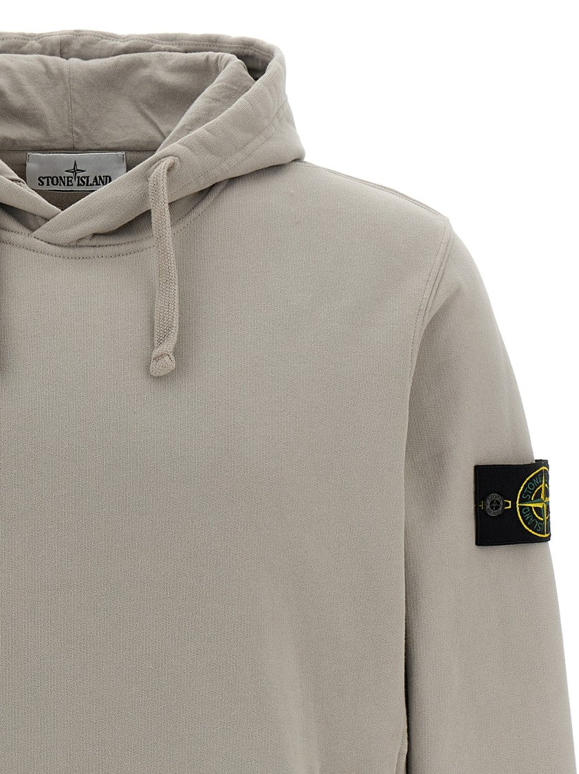 Stone Island Logo Badge Hoodie