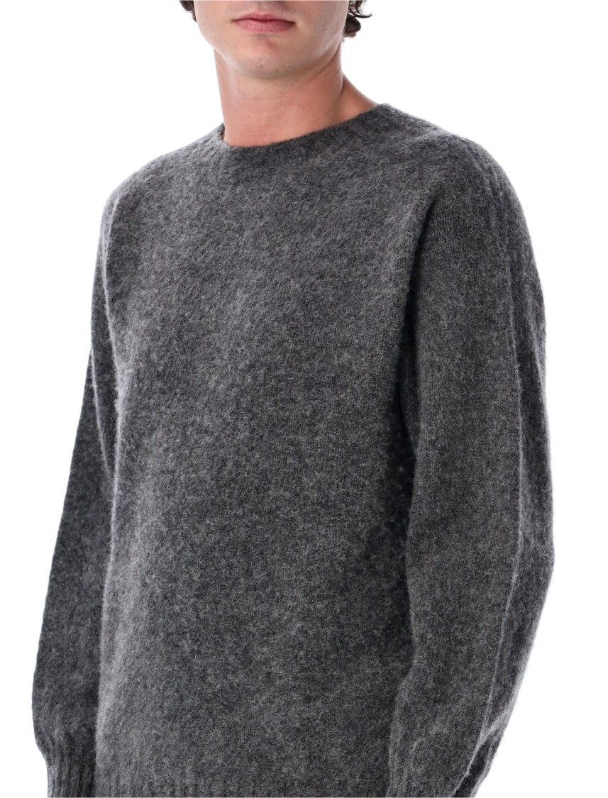 Howlin Relaxed-Fit Crewneck Shetland Wool Sweater