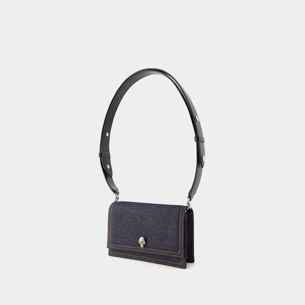 Alexander Mcqueen Small Skull Crossbody - Leather - Black