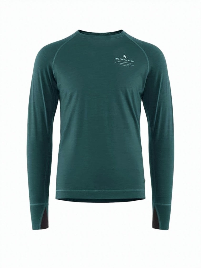 Klattermusen Smooth-Fitting Long Sleeve Training Shirt With Raglan Sleeves