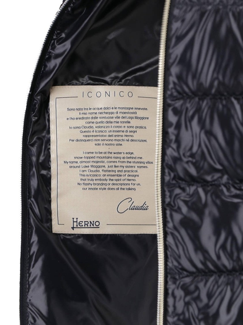 Herno Black Claudia Waterproof Down Jacket