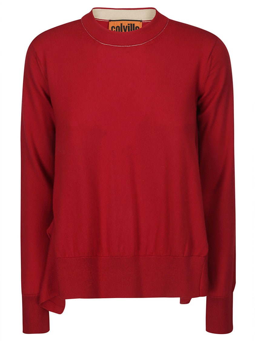 Colville Asymmetric Crew Neck Sweater