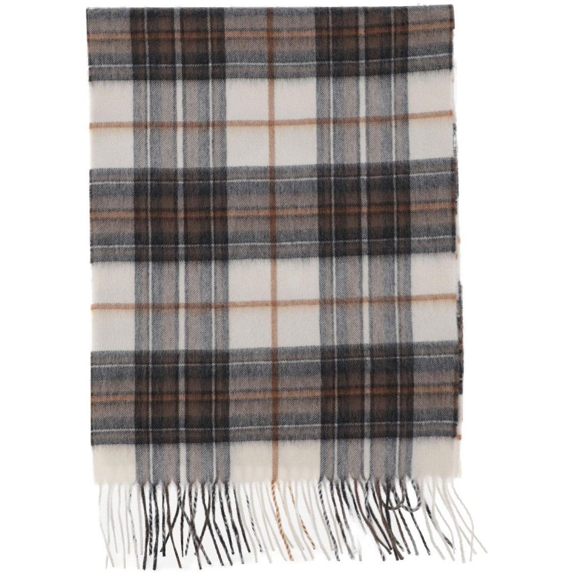 Alex Begg Cashmere Scarf With Classic Check Pattern