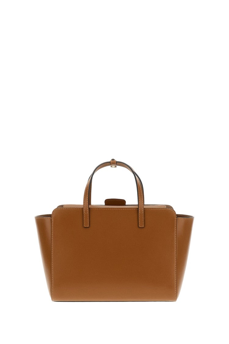 Hidesins Brown Leather Flap M Crossbody Bag