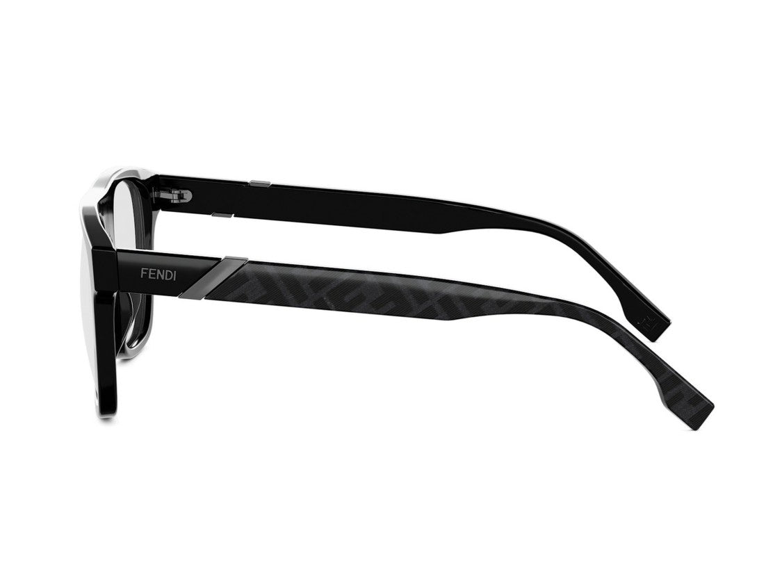 Fendi Fe50138i Textured Oversized Square Sunglasses