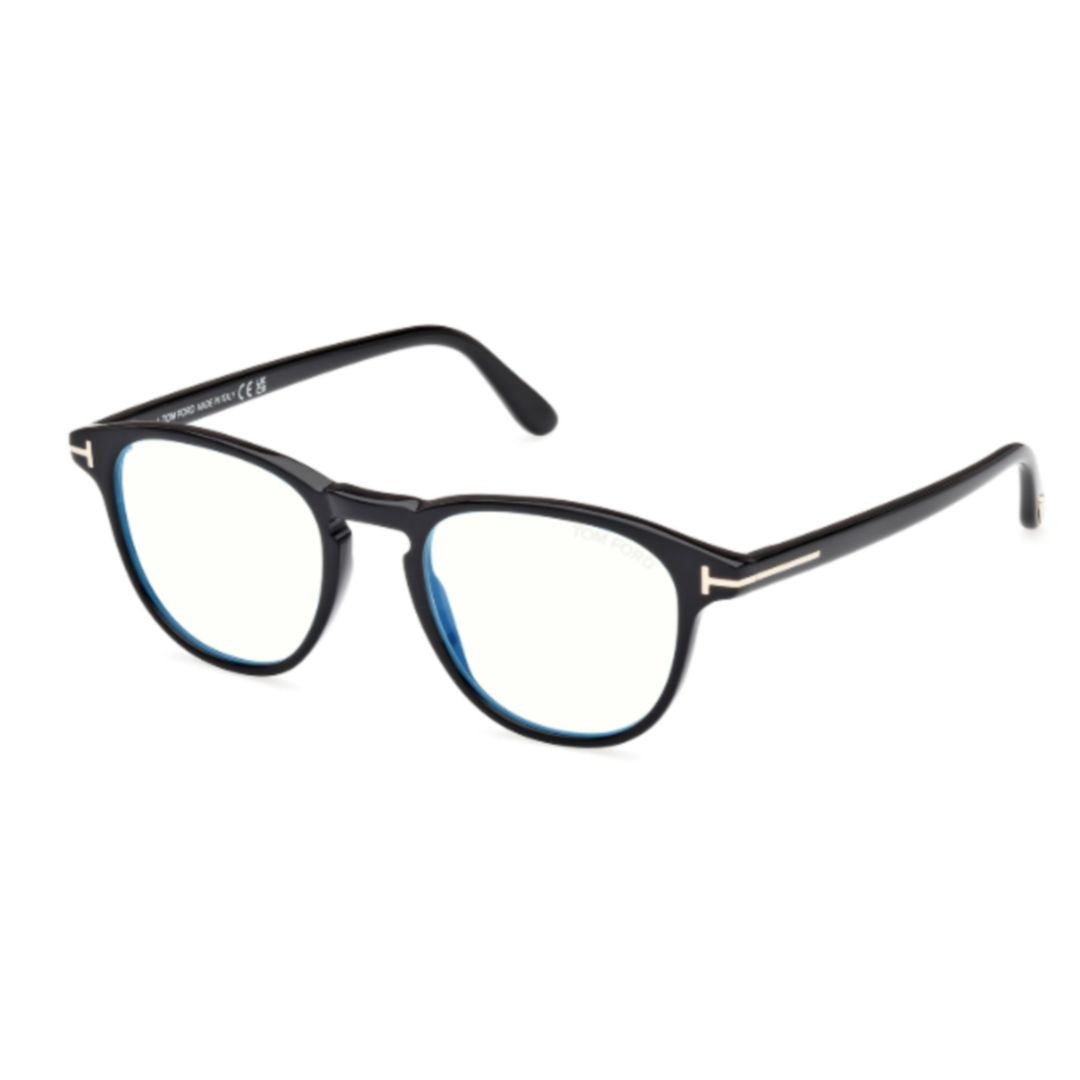 Tom Ford Ft5899-B Rounded Acetate Frame Eyeglasses