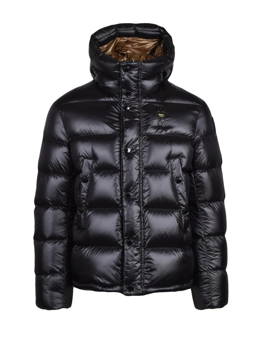 Blauer Black Polyamide Down Jacket