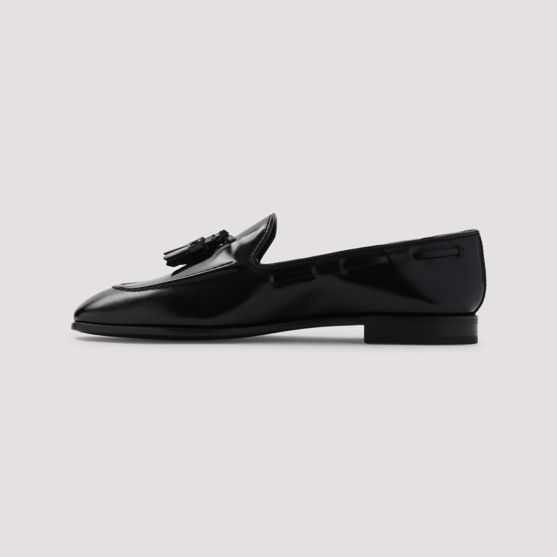 Church's Brushed Black Calf Leather Loafers