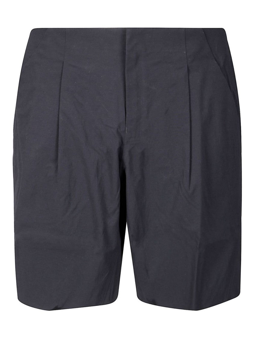 Veilance Concealed Front Fastening Grey Bermuda Shorts