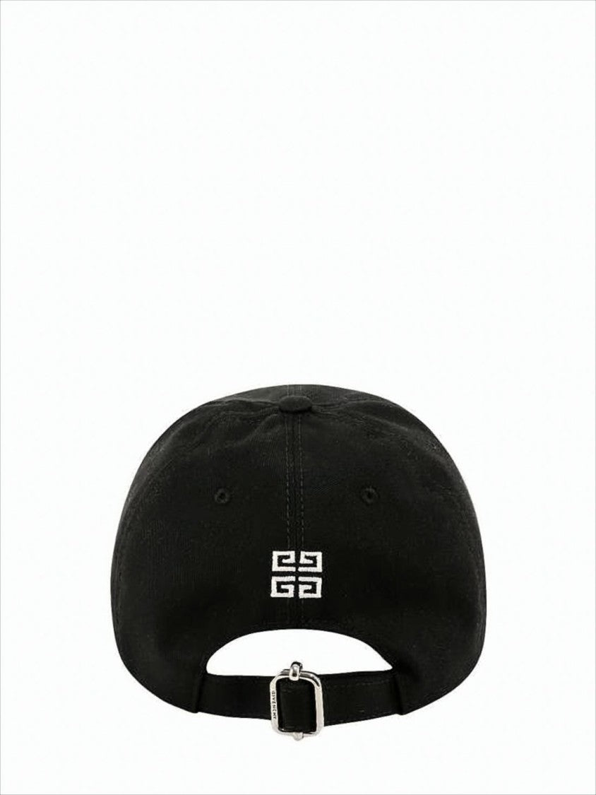 Givenchy Classic Black Baseball Cap With Embroidered Logo