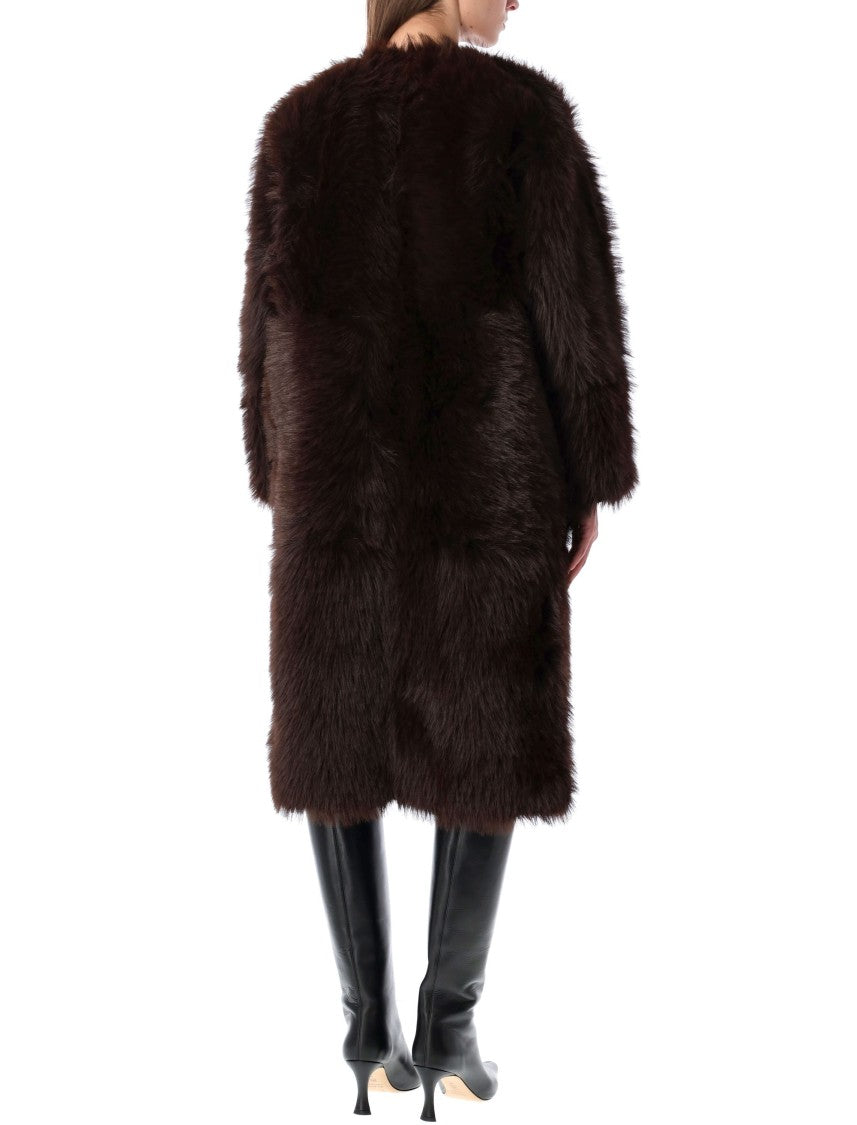Urbancode Long Coat Faux Fur Reversible
