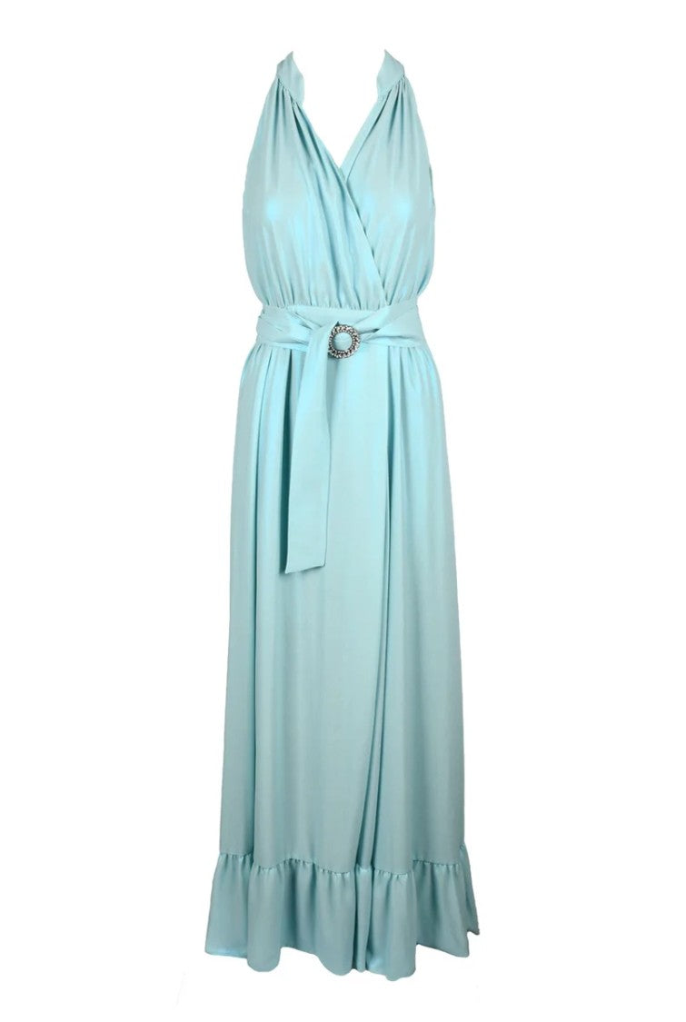 Access Fashion Women's Long Dress - Aqua Green
