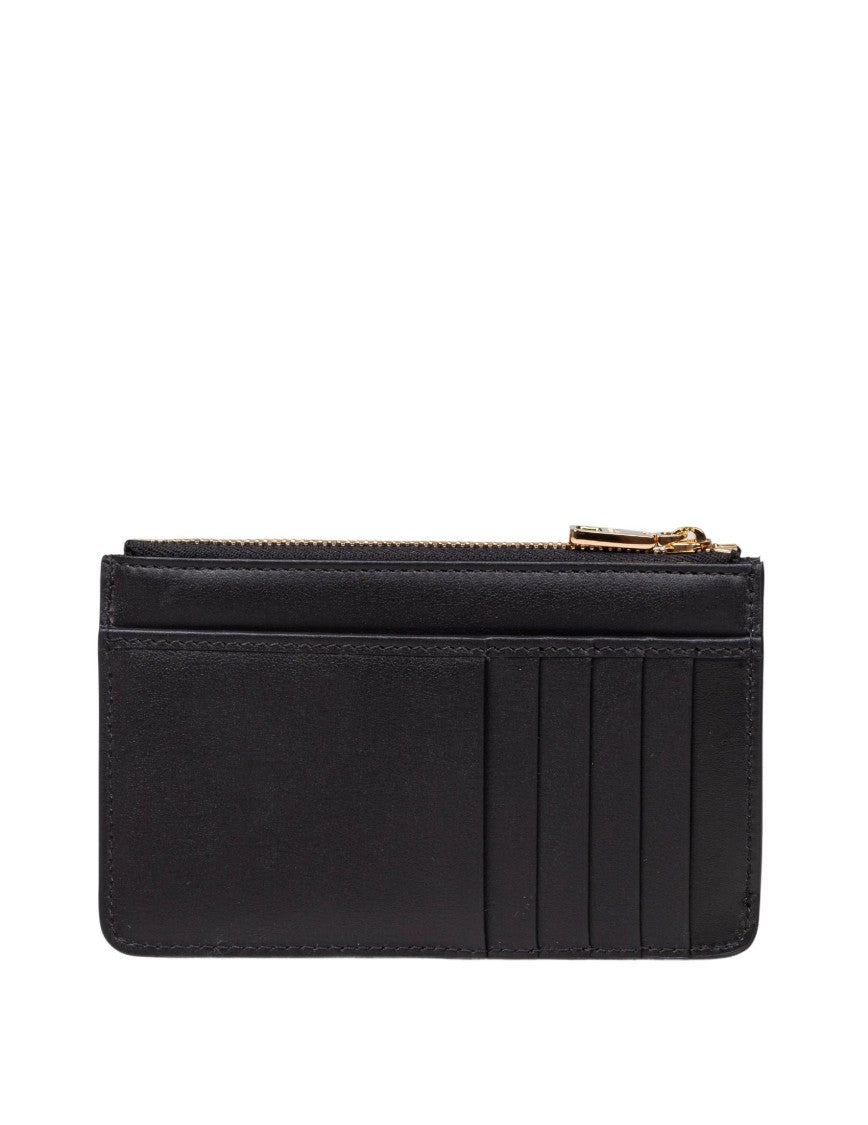 Dolce & Gabbana Black Leather Card Holder