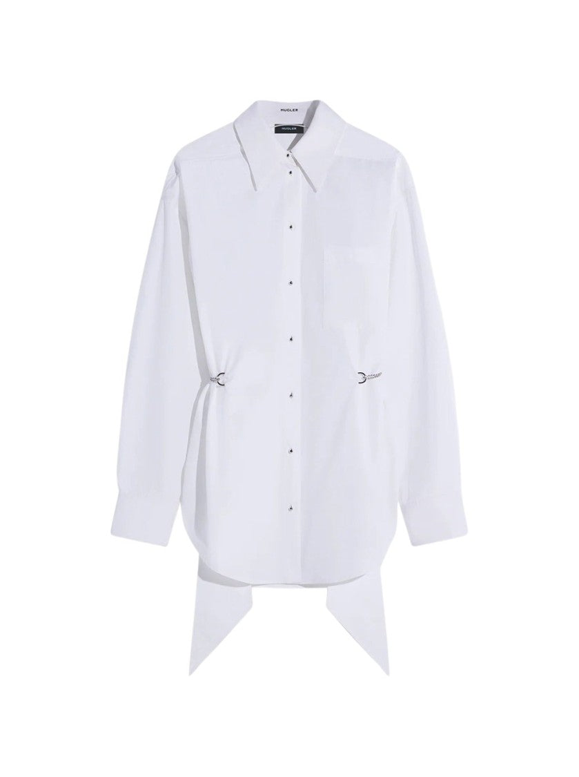 Mugler Shirt Dress With Chain