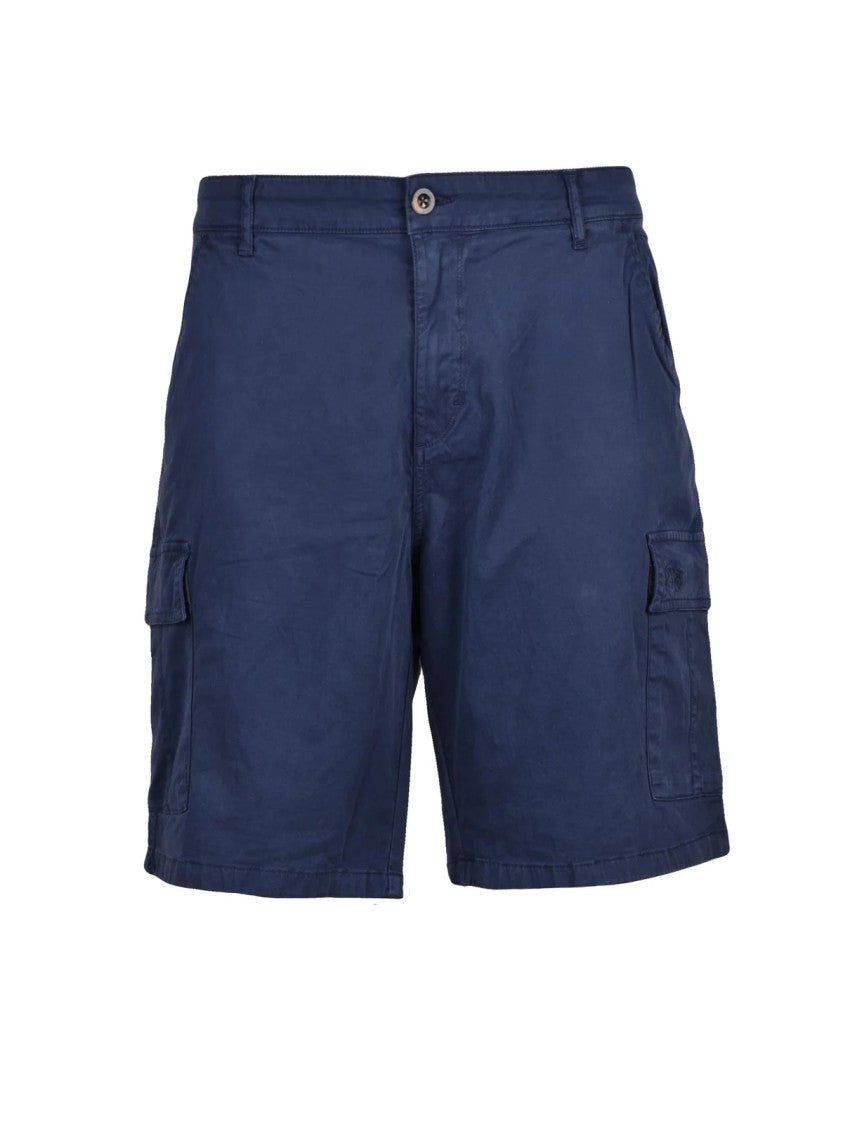 La Martina Multicolor Cotton Elastane Cargo Shorts