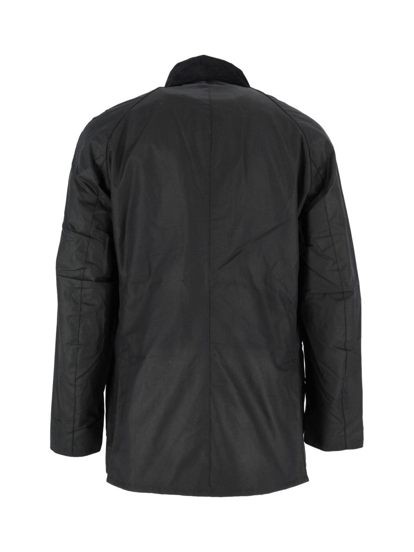 Barbour Waxed Cotton Ashby Jacket With Structured Silhouette
