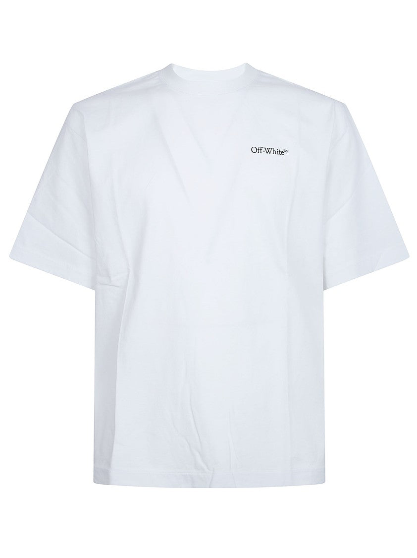 Off-White Half Arrow Graphic T-Shirt With Liquid Ink Detailing
