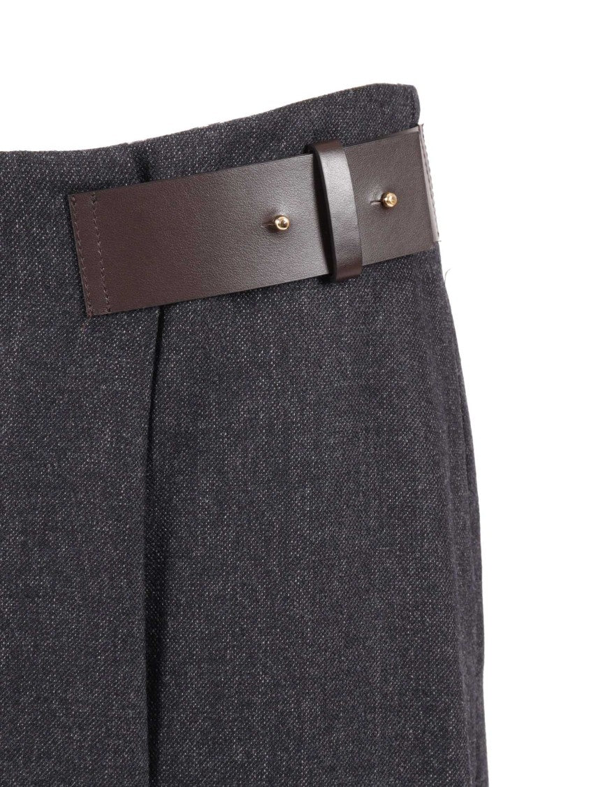 Lorena Antoniazzi A-Line Wrap Midi Skirt