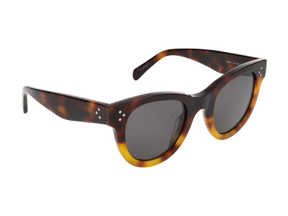 Celine Tortoiseshell Cl4003in Oversized Round Sunglasses