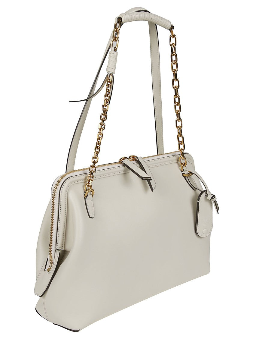 Etro Medium Doctor Structured Leather Shoulder Bag