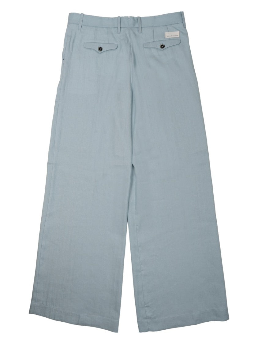 Nine In The Morning Karen High Waisted Subtle Sheen Trousers