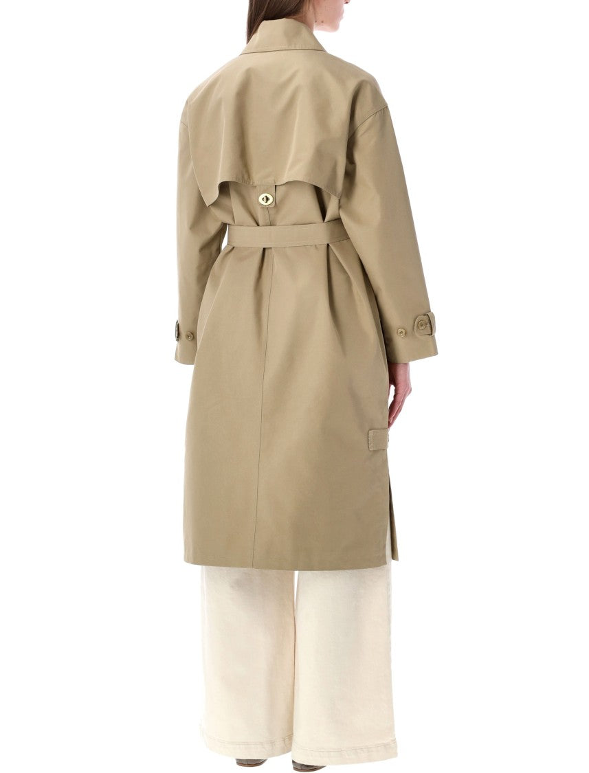 Sessùn Trenchliss Gabardine Bio Cotton Belted Trench