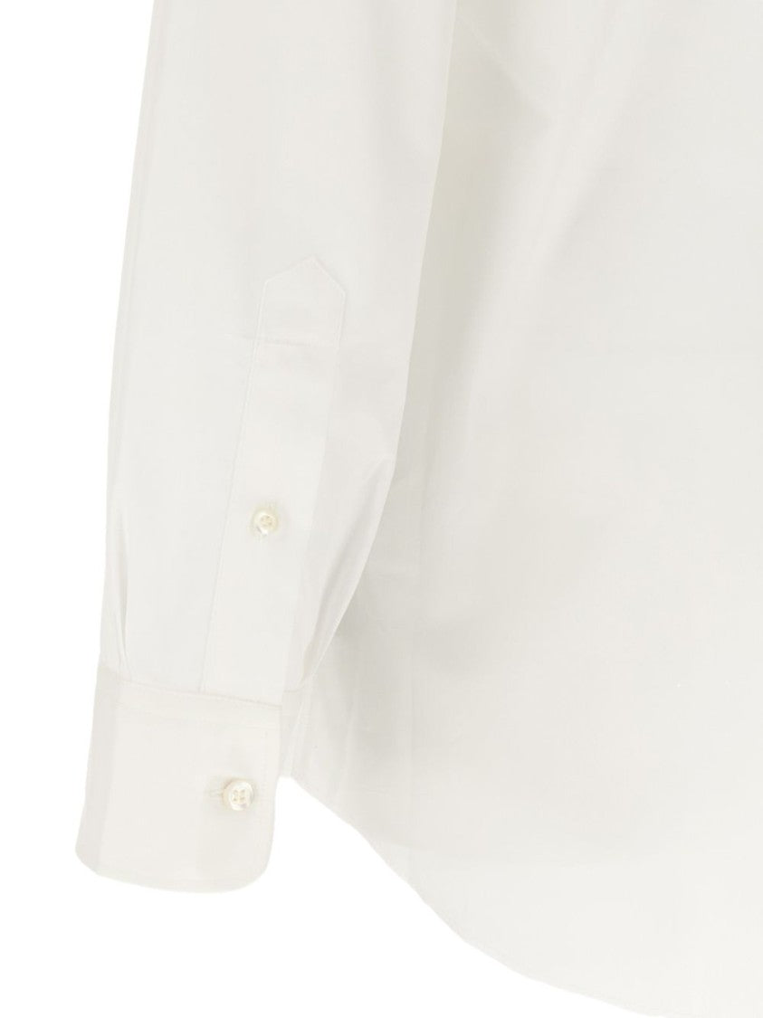 Maison Margiela Classic Long-Sleeve White Shirt With Design