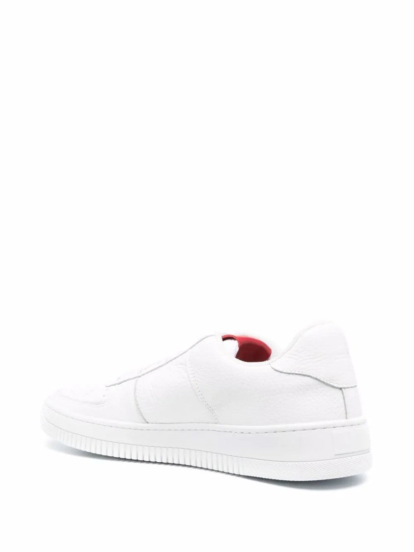 424 Contemporary Black Streamlined Silhouette Sneakers