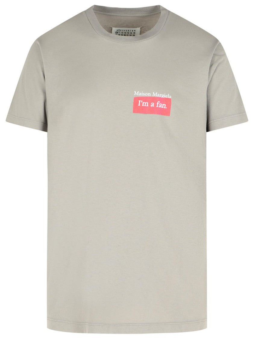 Maison Margiela Gray Cotton T-Shirt