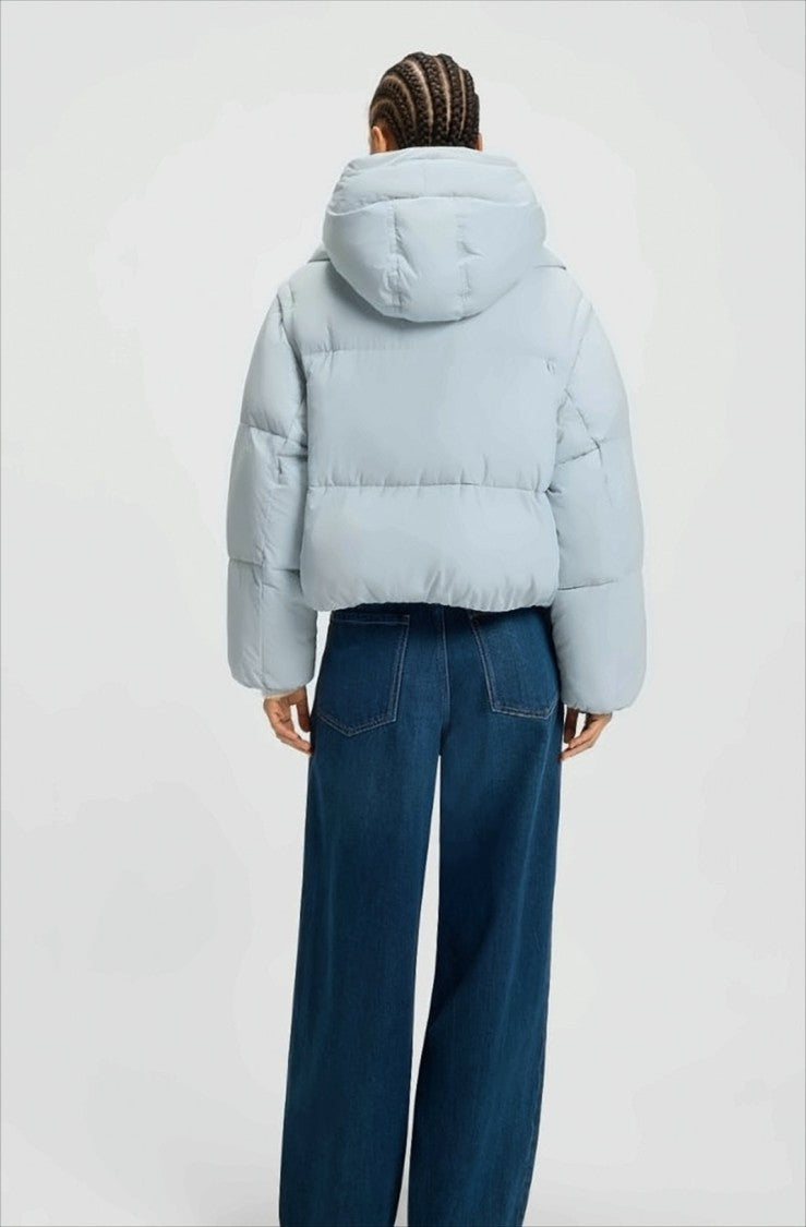 Boss Water-Repellent Padded Jacket With Removable Sleeves